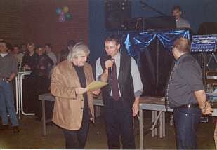 Willi Deters, Gewinner einer Parisreise bei der Tombola 2001